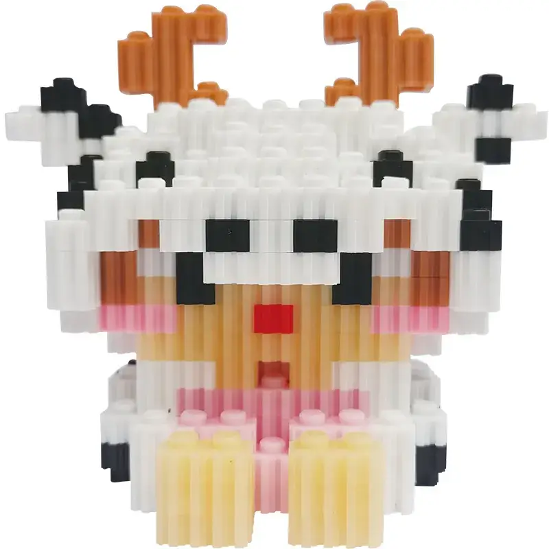 Pink Micro-Particle Building Blocks for Kids