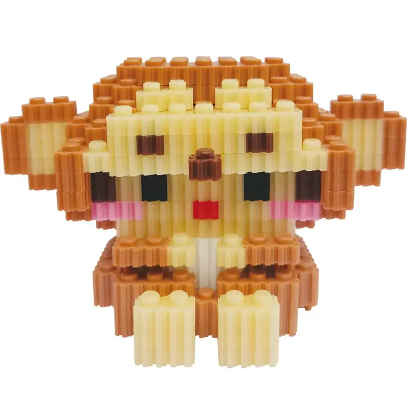 Pink Micro-Particle Building Blocks for Kids