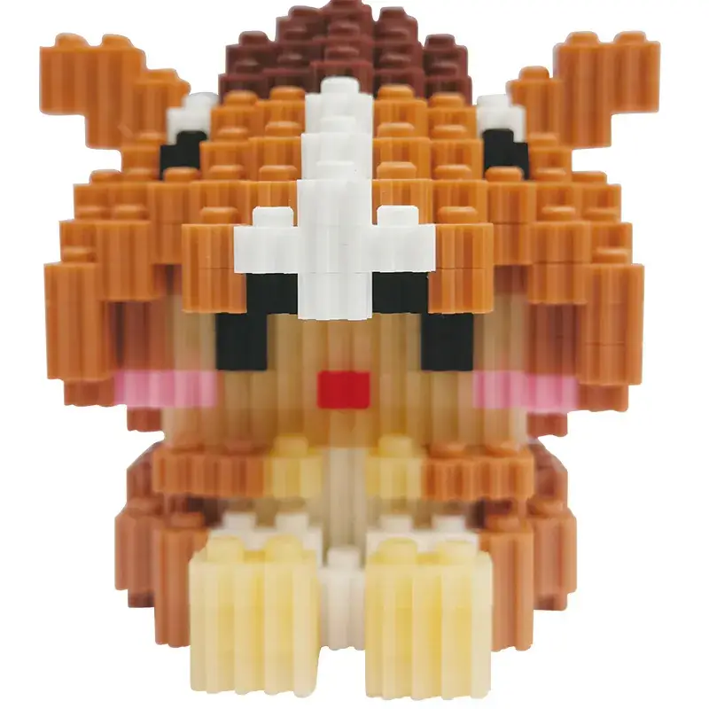 Pink Micro-Particle Building Blocks for Kids
