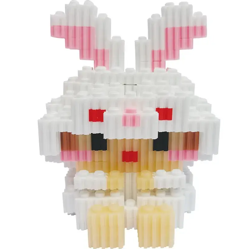 Pink Micro-Particle Building Blocks for Kids