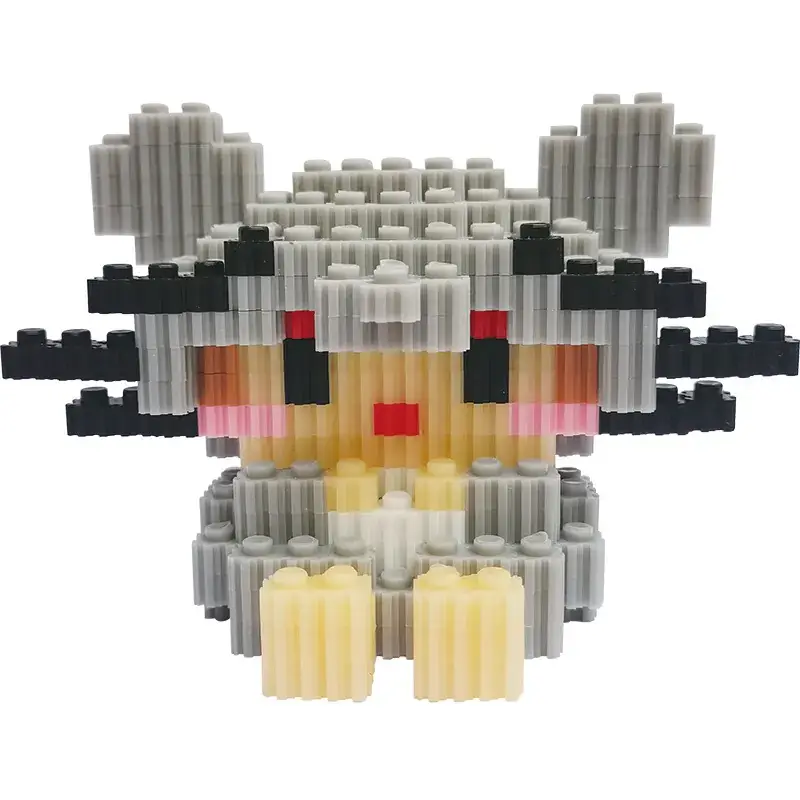 Pink Micro-Particle Building Blocks for Kids