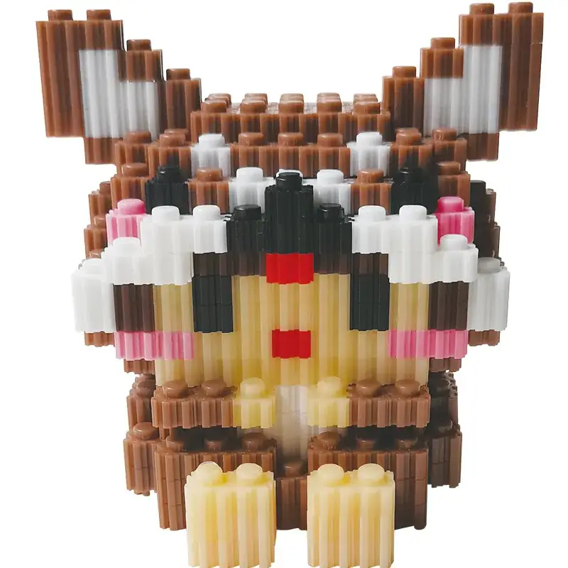 Pink Micro-Particle Building Blocks for Kids