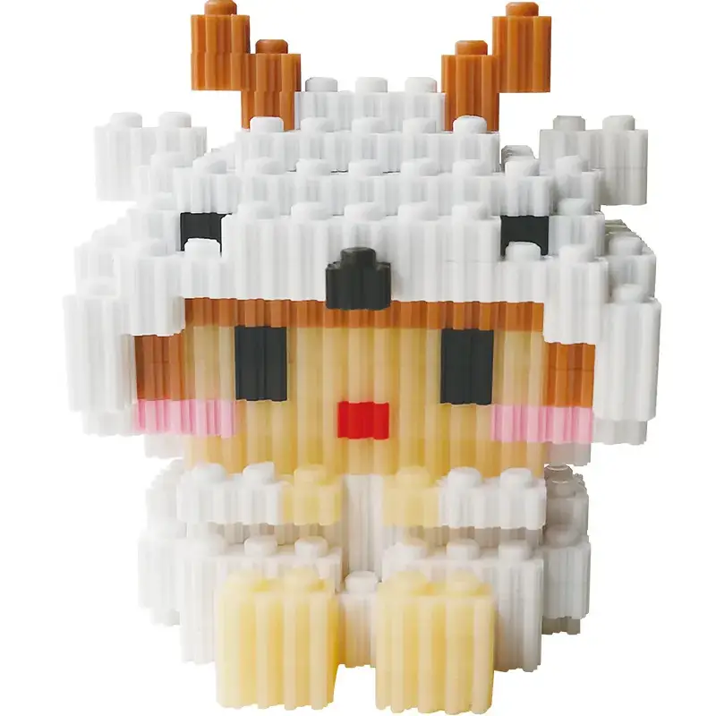 Pink Micro-Particle Building Blocks for Kids