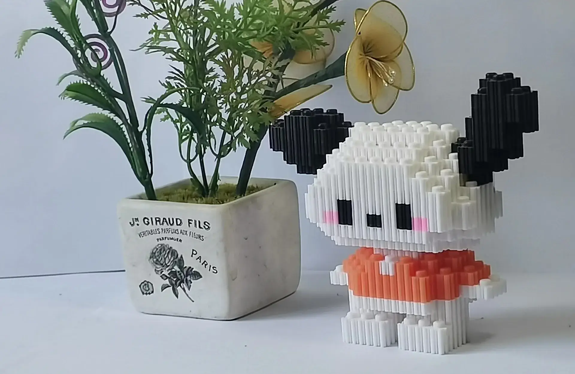 Pink Micro-Particle Building Blocks for Kids