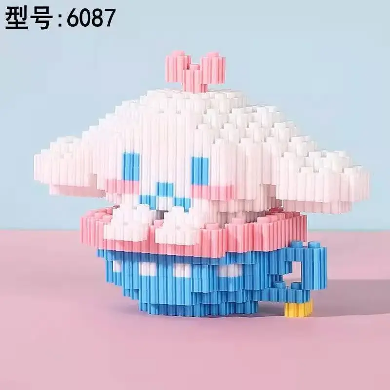 Pink Micro-Particle Building Blocks for Kids