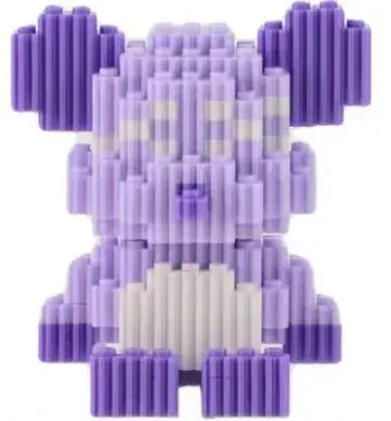 Pink Micro-Particle Building Blocks for Kids