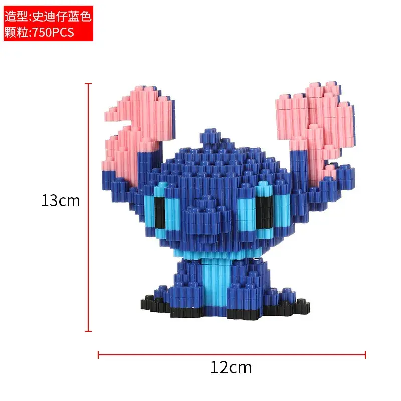 Pink Micro-Particle Building Blocks for Kids