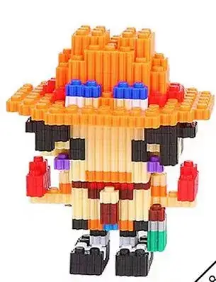 Pink Micro-Particle Building Blocks for Kids