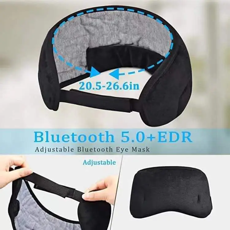 3D Bluetooth Eye Mask Smart Wireless Music Call Ear Mask - Image 10