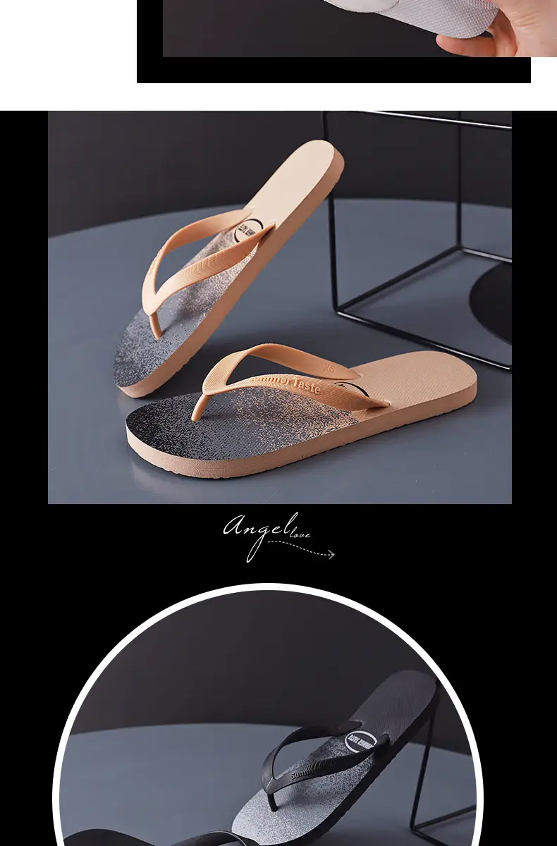 Men's Glitter Flip Flops Summer Non-Slip Beach Wear — feature 13