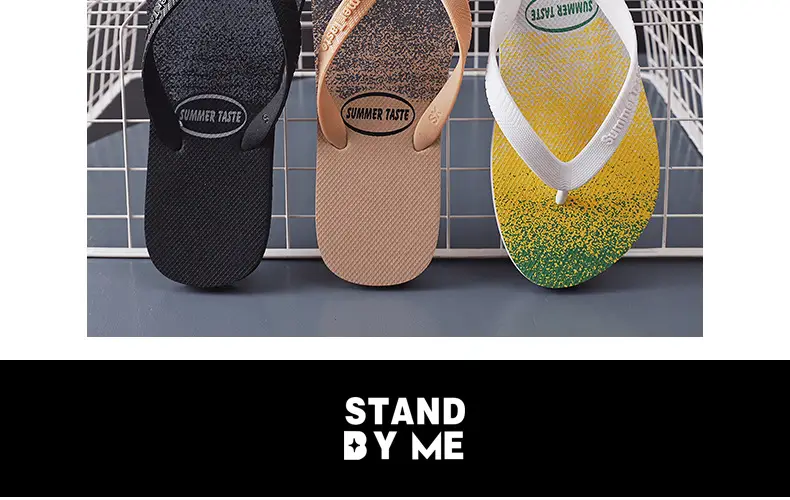 Men's Glitter Flip Flops Summer Non-Slip Beach Wear — feature 15