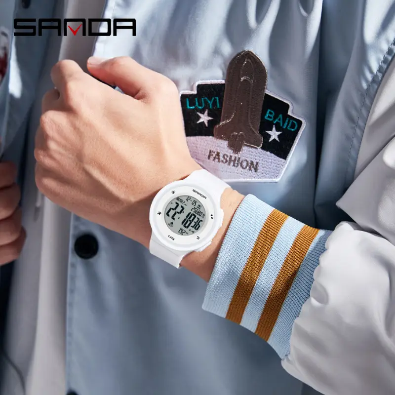 Sanda Multifunctional Digital Watch for Men Women