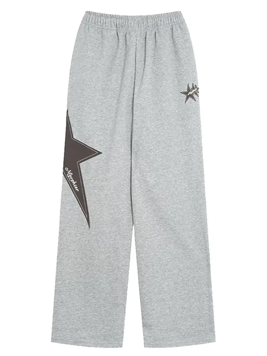 Women Grey Star Print Loose Sports Pants Spring Summer — feature 6