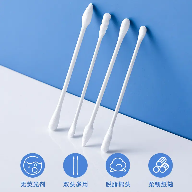 Double Head Cotton Swabs 450 Family Baby Ear Cleaning