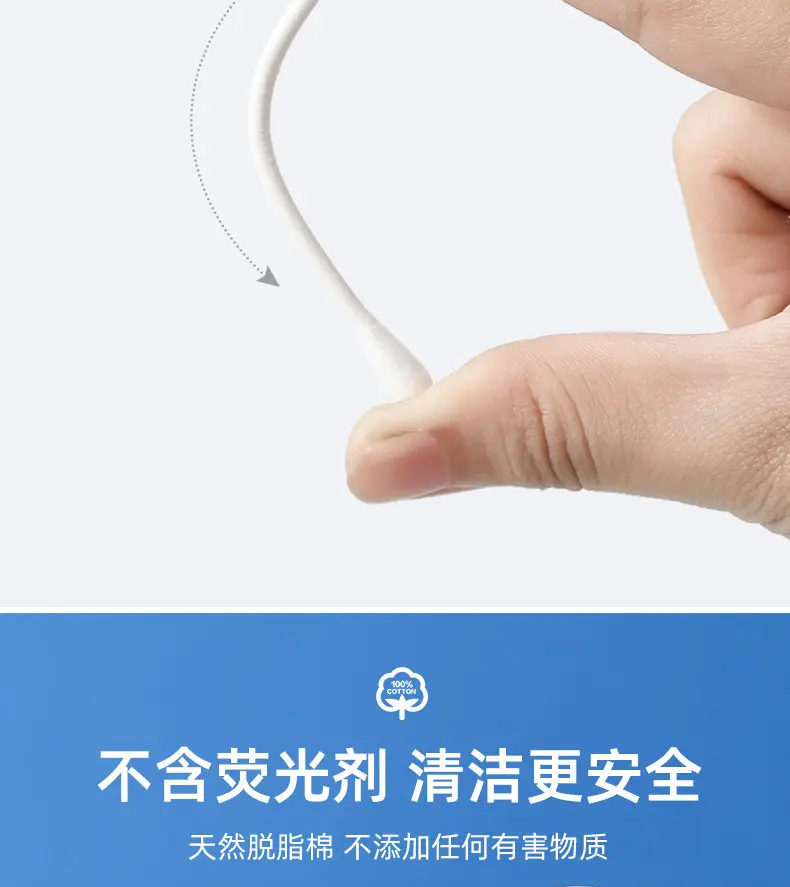 Double Head Cotton Swabs 450 Family Baby Ear Cleaning — feature 11