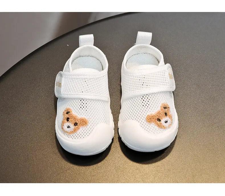 Bear Sports soft bottom single mesh breathable summer 1-2 years old boys and girls toddler shoes soft bottom baby indoor mesh shoes — feature 10