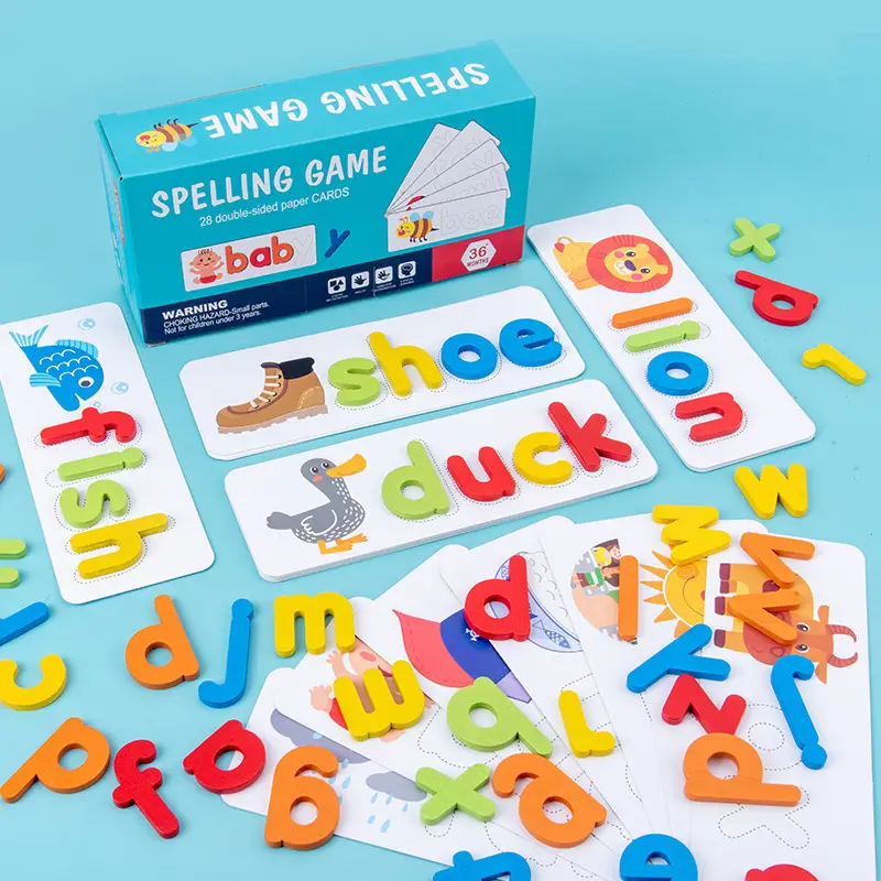 Wooden Alphabet Puzzle for Kids Early Education - Image 3