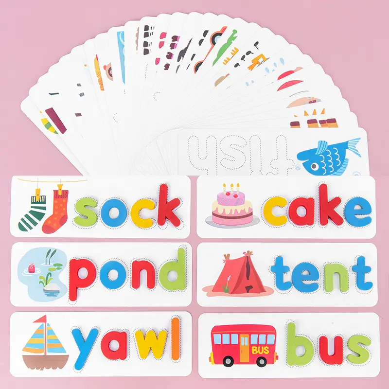 Wooden Alphabet Puzzle for Kids Early Education - Image 4