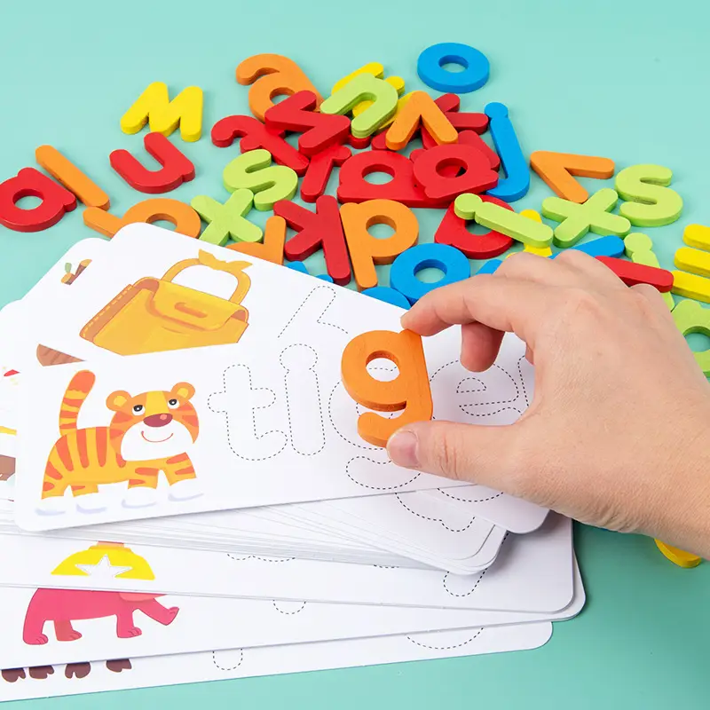 Wooden Alphabet Puzzle for Kids Early Education - Image 5