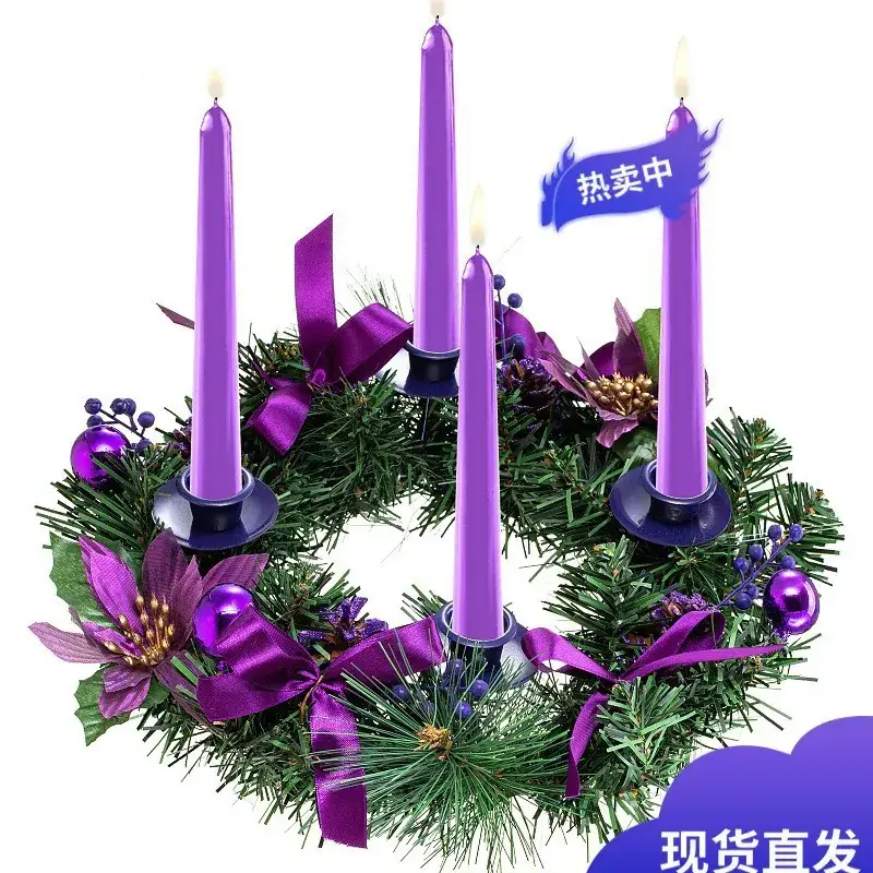 Christmas Ribbon Wreath for Home Decoration - Image 11