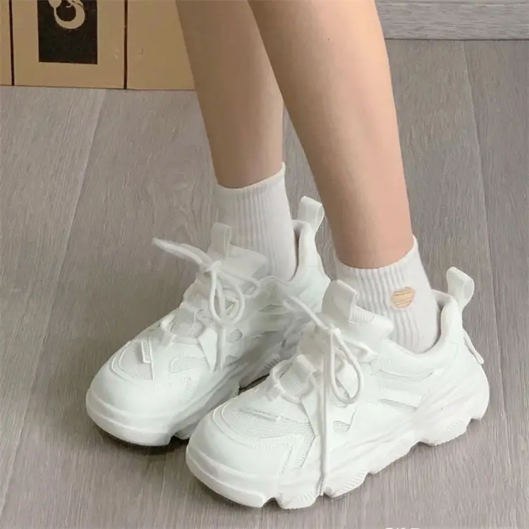 White Thick Casual Shoes for Women 2023 — feature 1