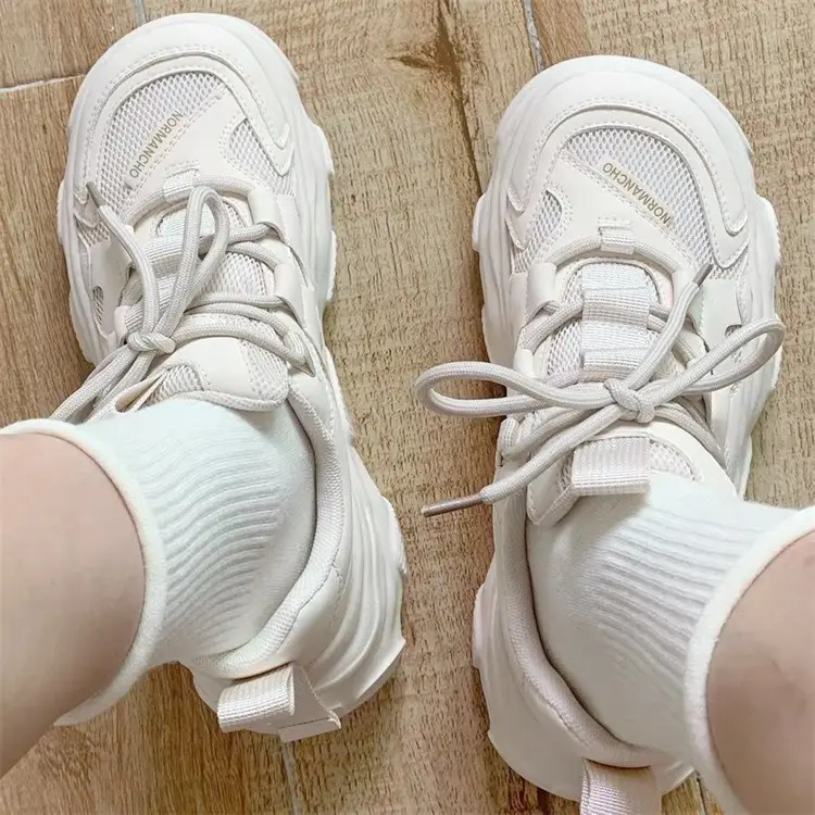 White Thick Casual Shoes for Women 2023 — feature 2