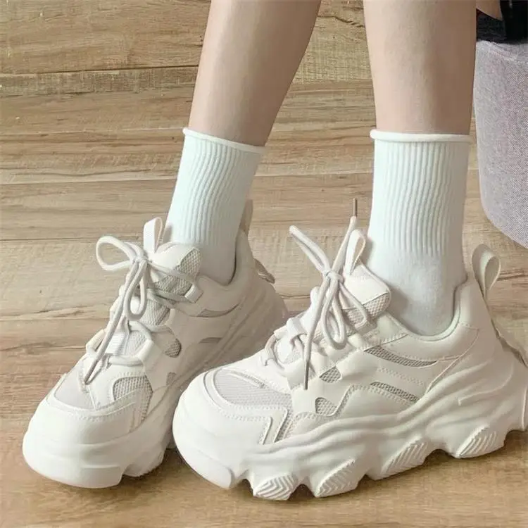 White Thick Casual Shoes for Women 2023 — feature 6