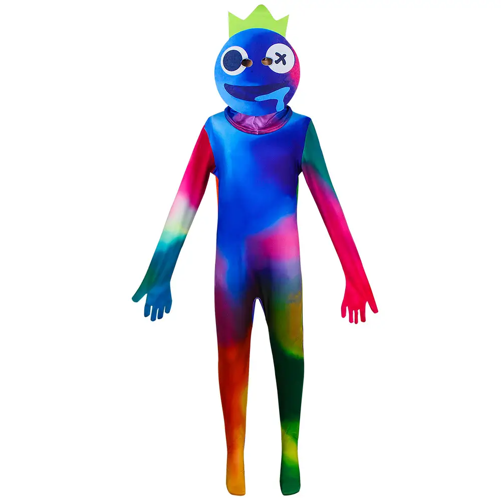 Halloween Rainbow Monster Jumpsuit Costume for Kids