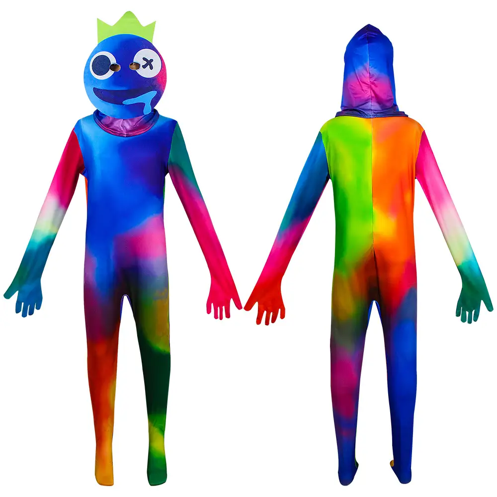 Halloween Rainbow Monster Jumpsuit Costume for Kids