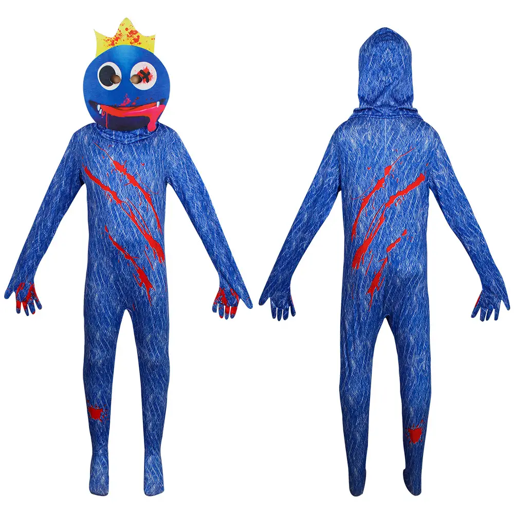 Halloween Rainbow Monster Jumpsuit Costume for Kids