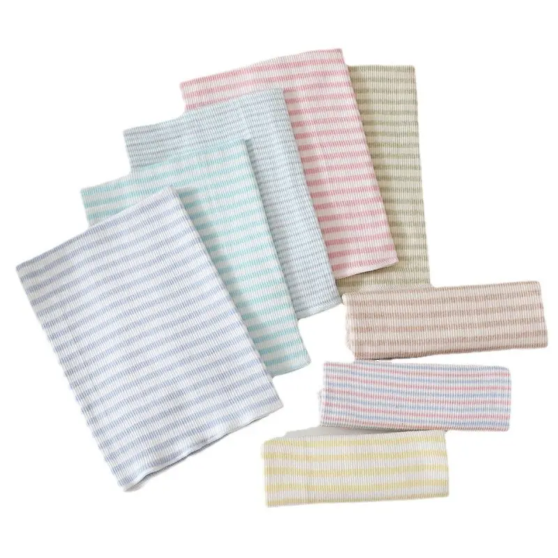 Cotton Striped Baby Belly Protector White Pink - Image 32