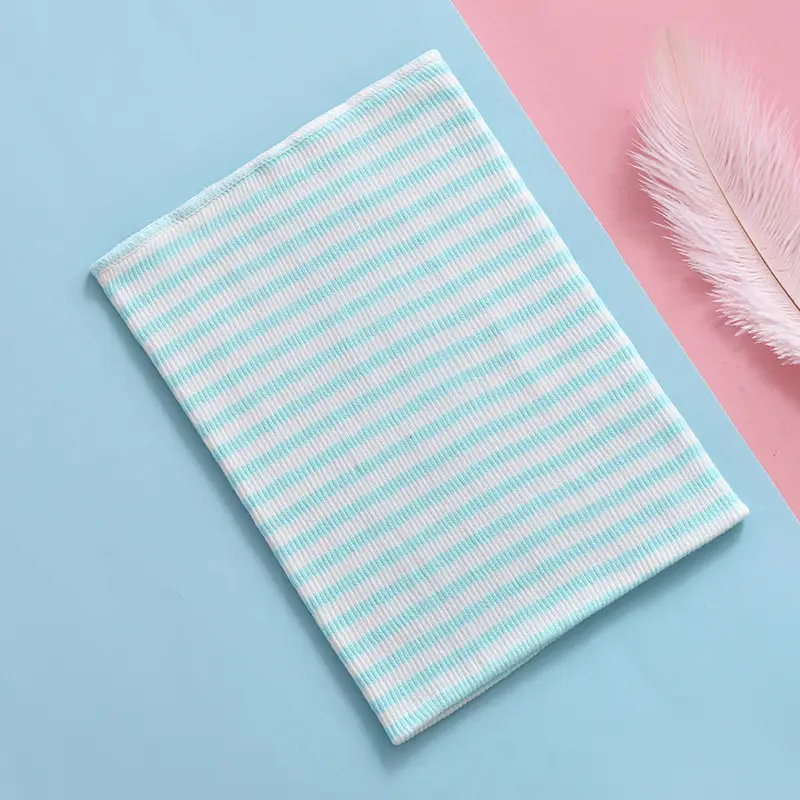 Cotton Striped Baby Belly Protector White Pink - Image 11