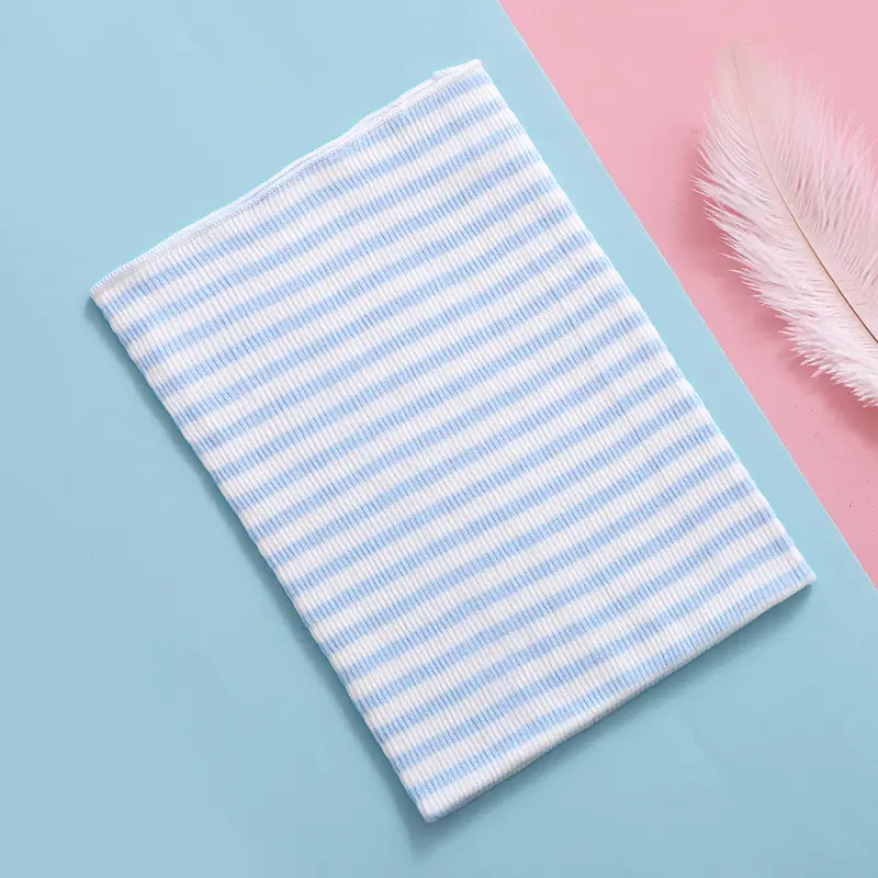 Cotton Striped Baby Belly Protector White Pink - Image 17