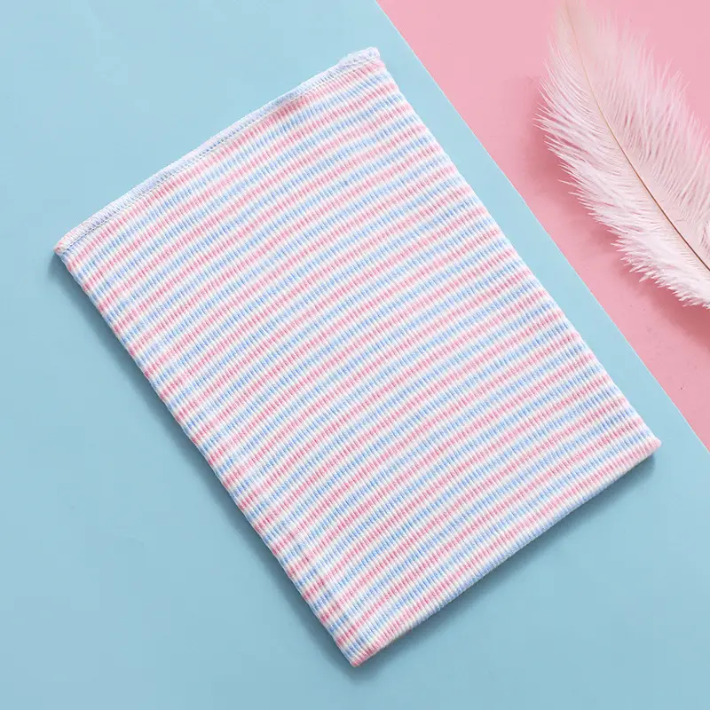 Cotton Striped Baby Belly Protector White Pink - Image 27