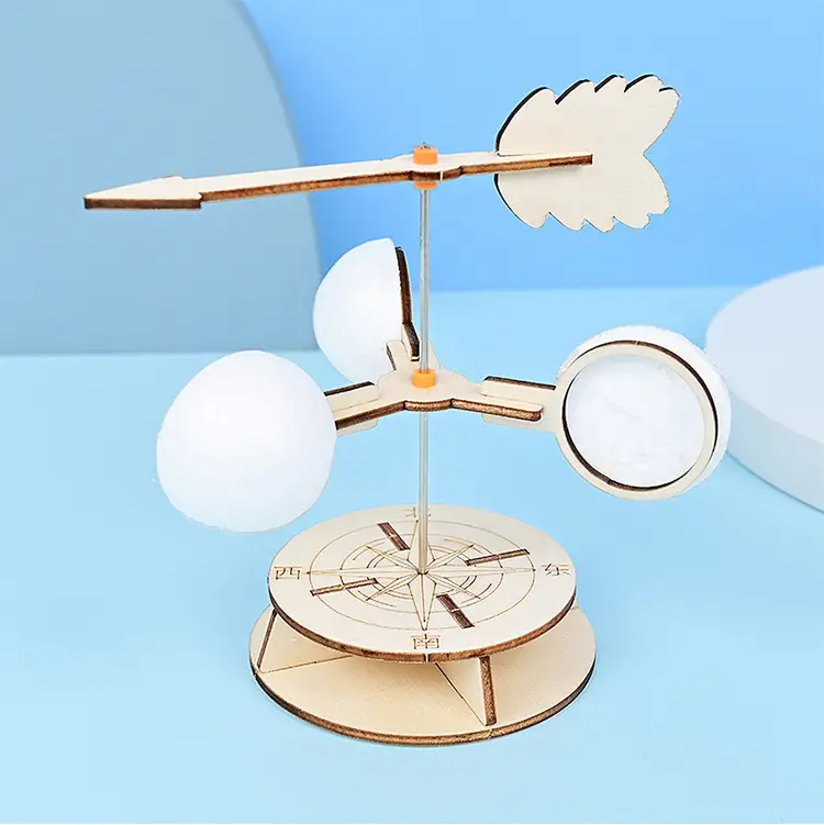 Wooden Wind Vane for Kids Science Experiment — feature 5