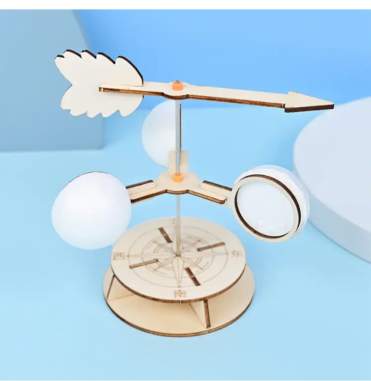 Wooden Wind Vane for Kids Science Experiment — feature 6
