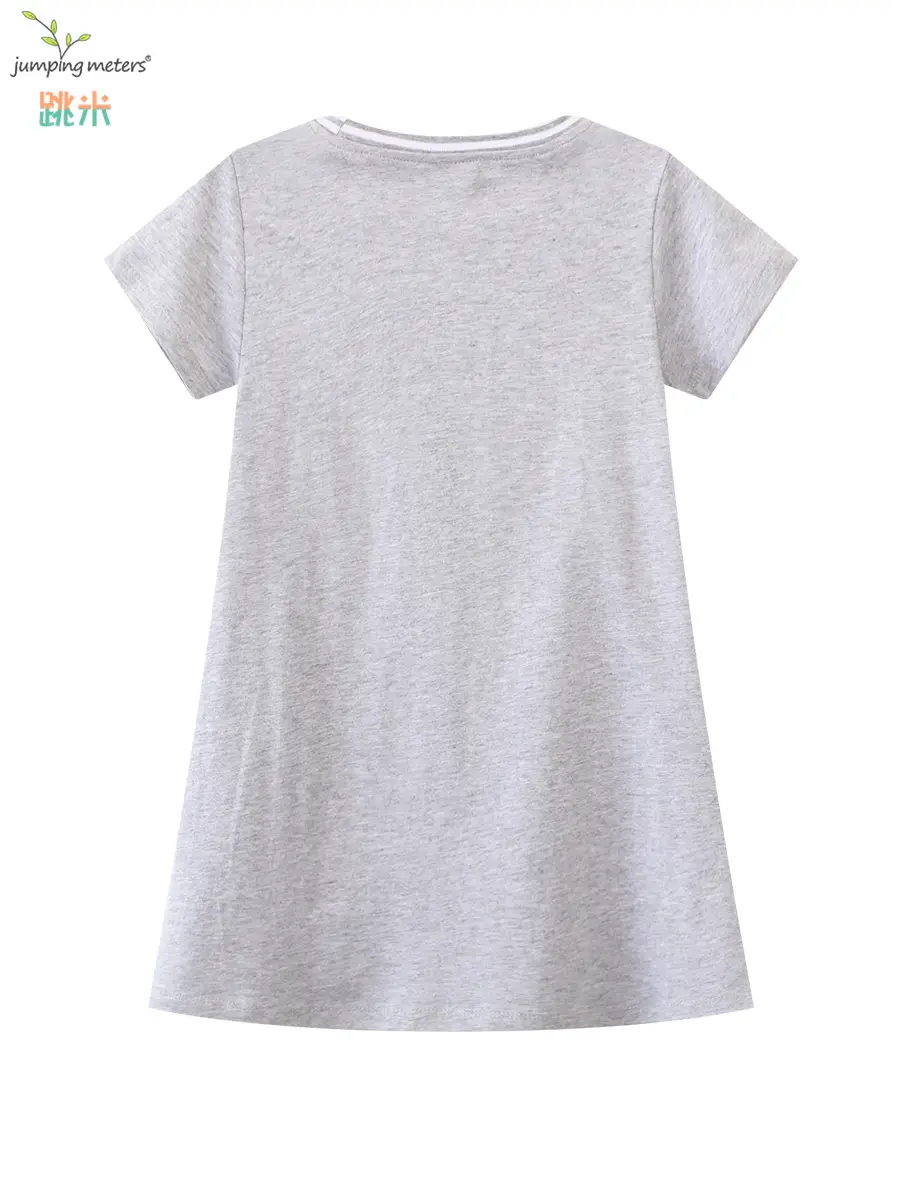 Girls Star Patchwork Knitted Summer Dress - Image 3