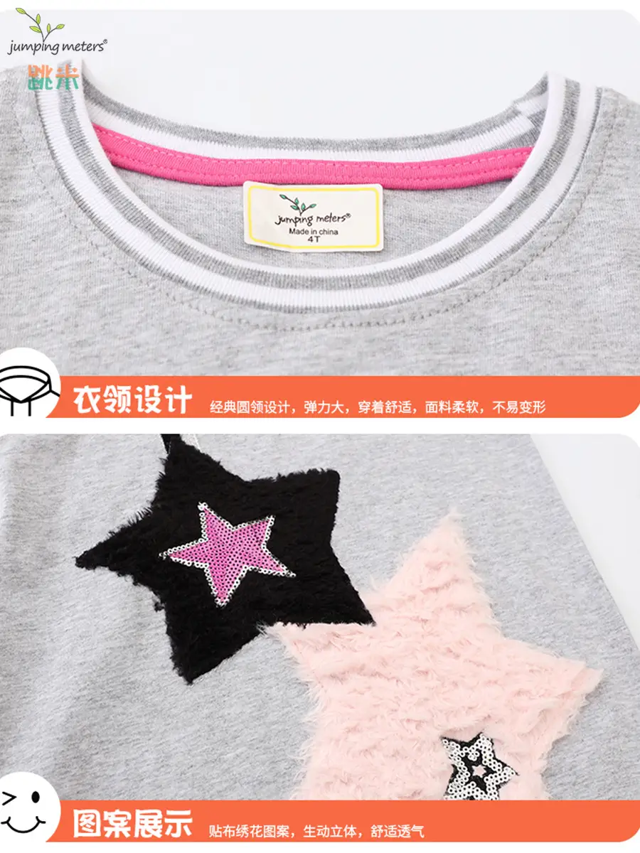 Girls Star Patchwork Knitted Summer Dress - Image 4