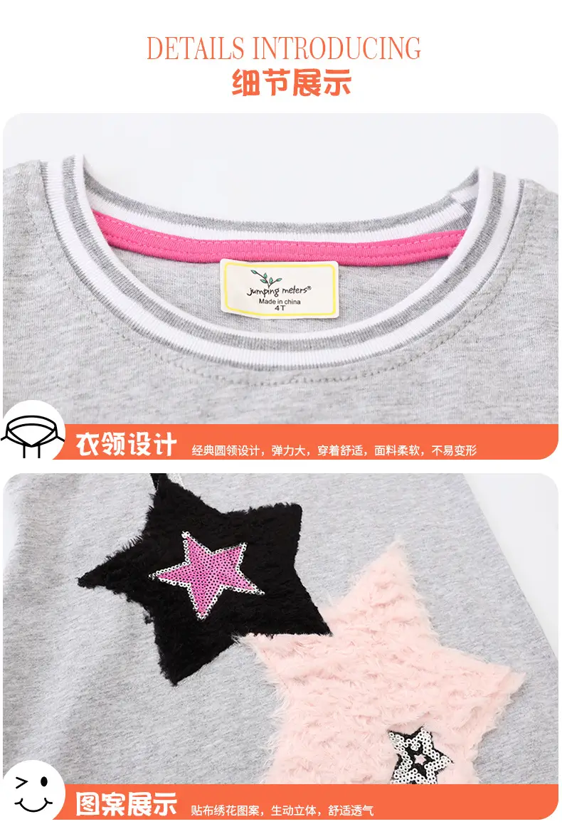 Girls Star Patchwork Knitted Summer Dress — feature 5