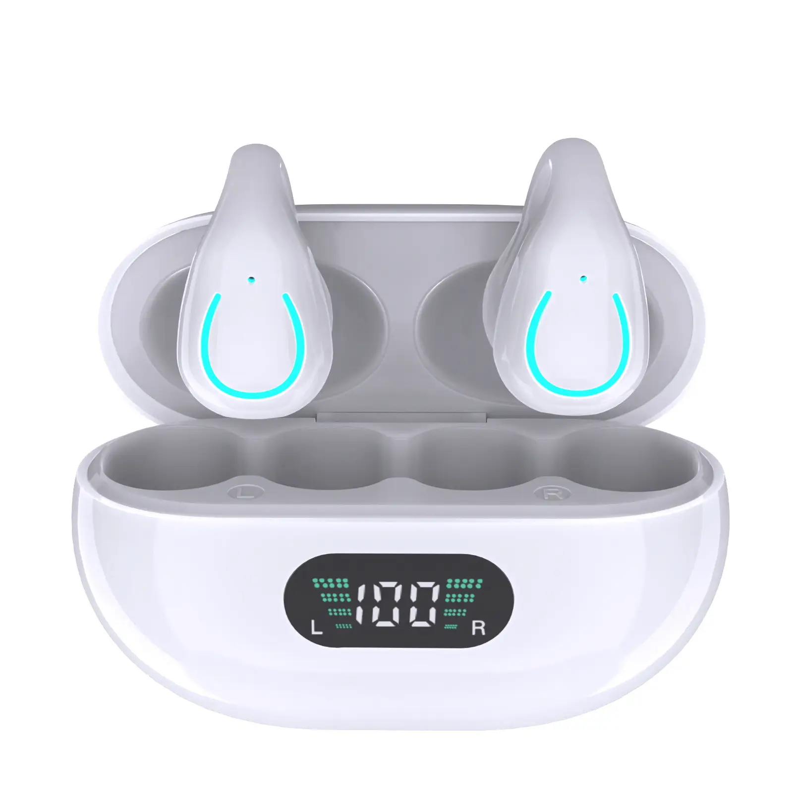 Wireless Bluetooth Headset 24H Life Android Non-Ear - Image 2