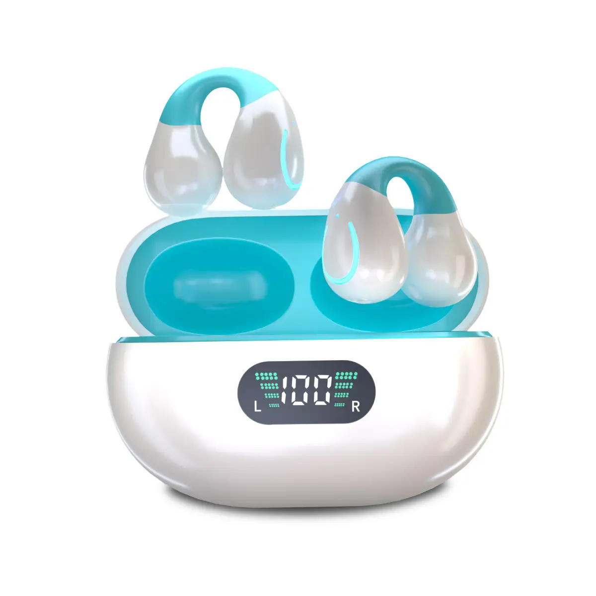Wireless Bluetooth Headset 24H Life Android Non-Ear - Image 3