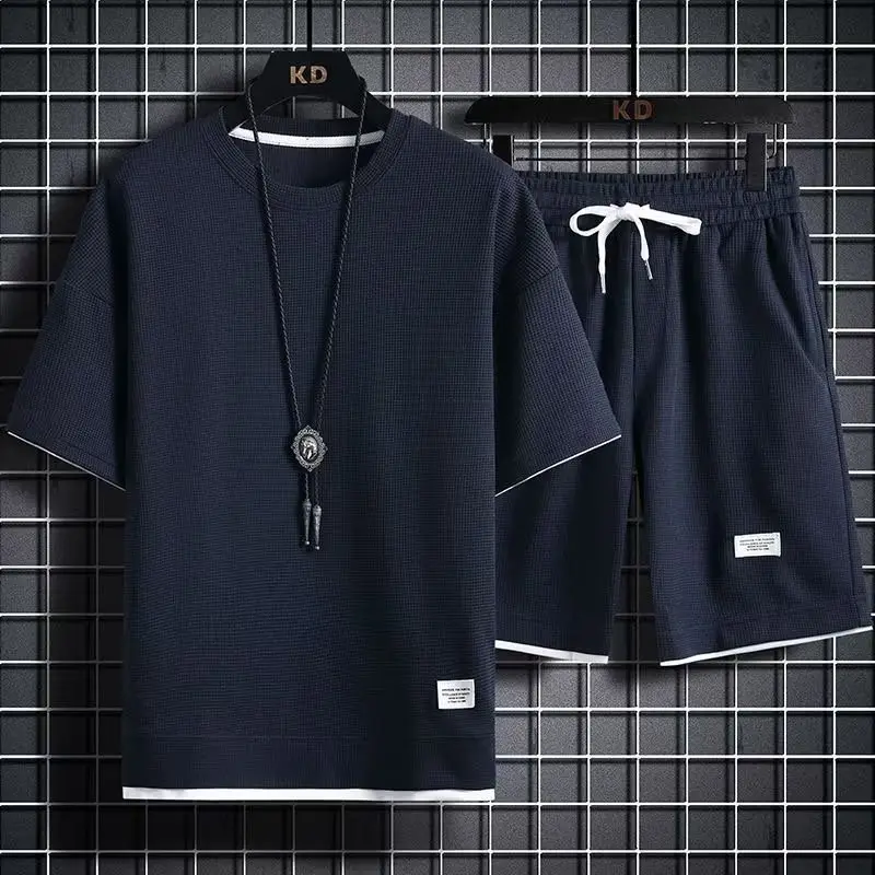 A01 suit navy blue