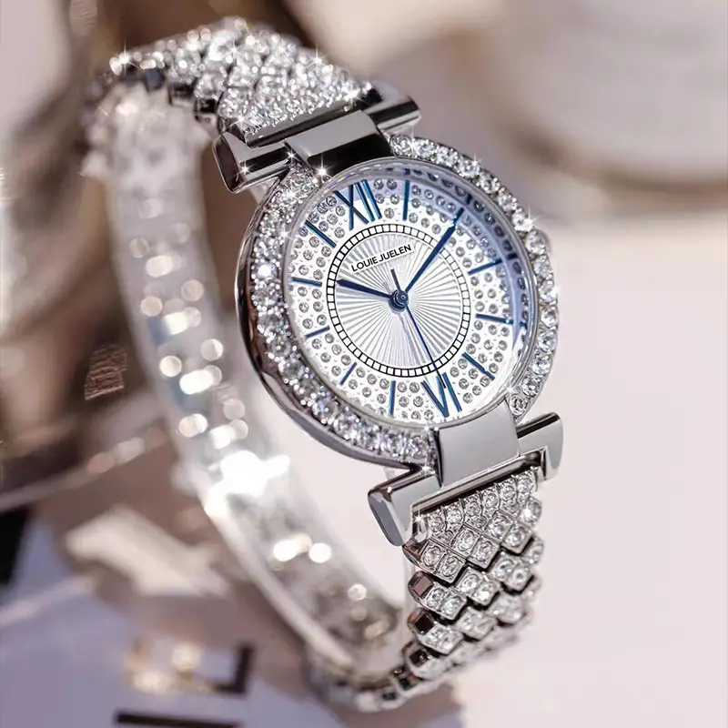 Women's Starry Diamond Quartz Watch Steel Strap - Image 2
