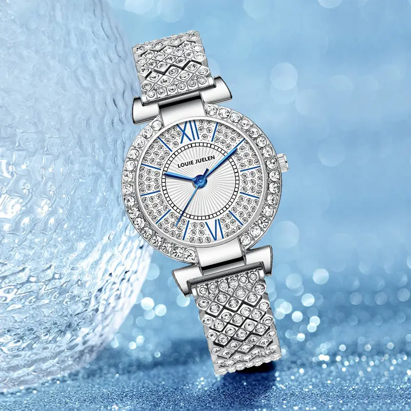 Women's Starry Diamond Quartz Watch Steel Strap - Image 3