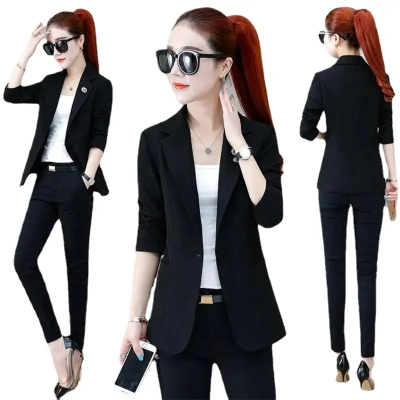 Women Thin Slim Blazer Suit Jacket Spring 2026 - Image 8