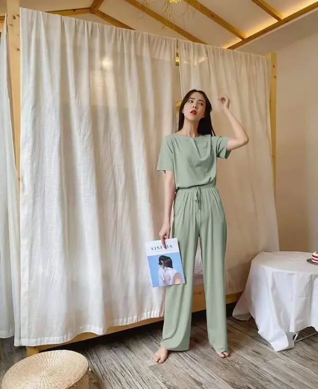 Ice Queen Three-Piece Set for Women 2026 Spring and Summer New Loose-Fitting Casual Ice Silk Soft Suit Home Wear — feature 10