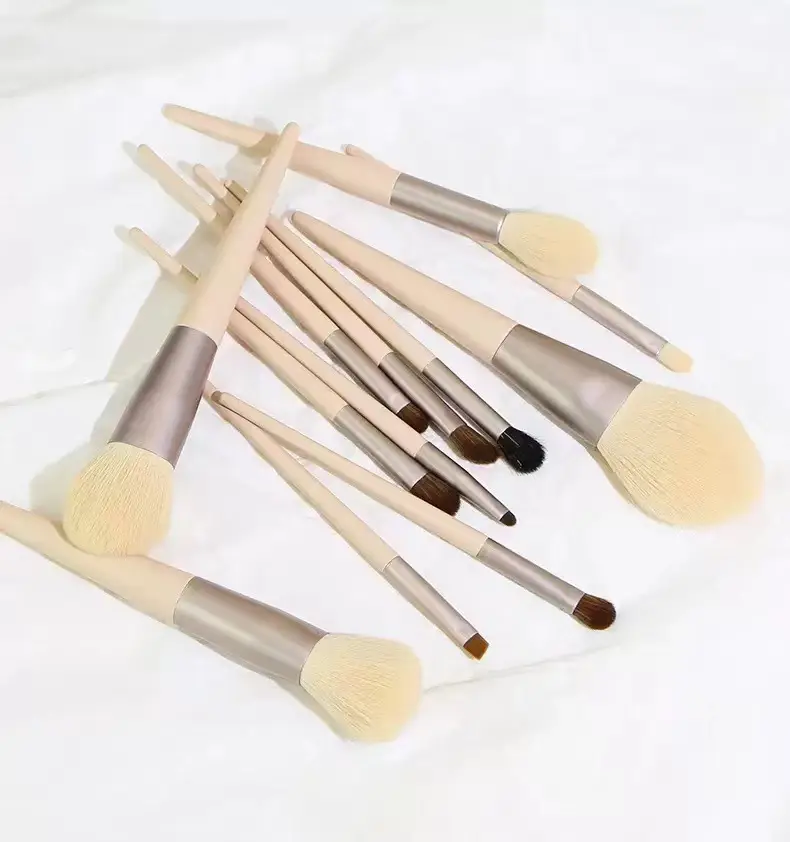 12-Piece Makeup Brush Set Soft Animal Hair for Blush & Concealer β feature 13