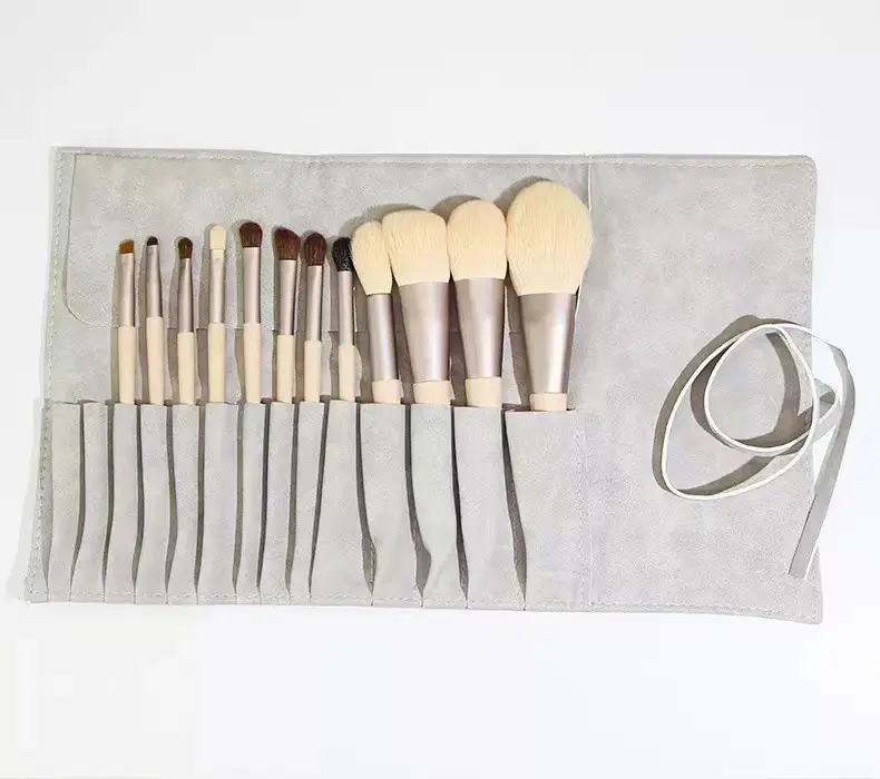 12-Piece Makeup Brush Set Soft Animal Hair for Blush & Concealer β feature 15