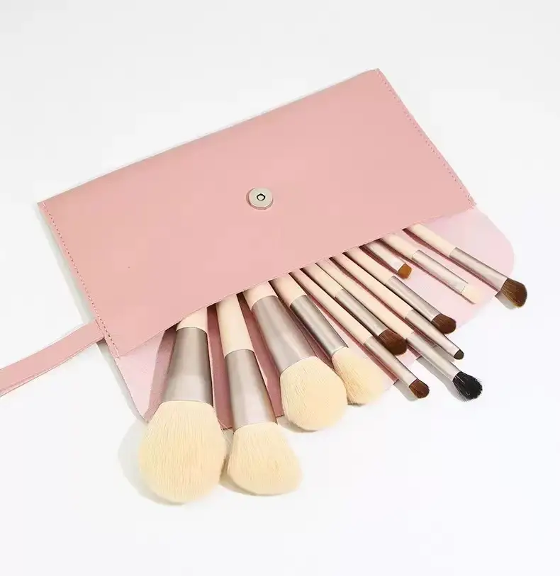 12-Piece Makeup Brush Set Soft Animal Hair for Blush & Concealer β feature 16