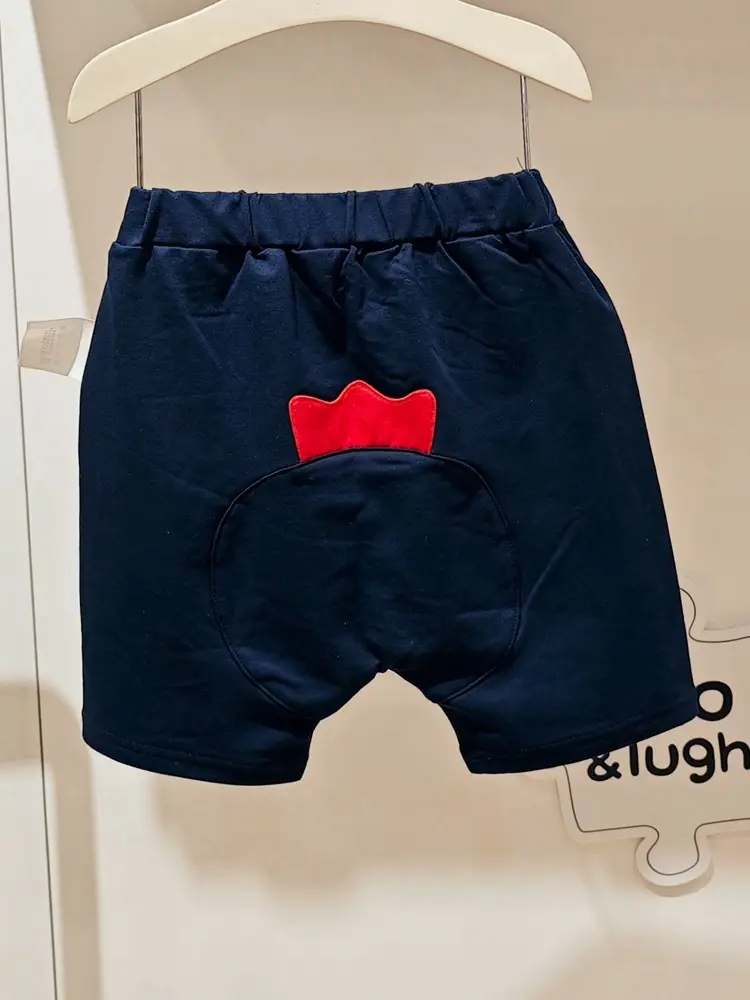 Alu Small Umbrella Summer Kids Shorts Navy Blue — feature 18